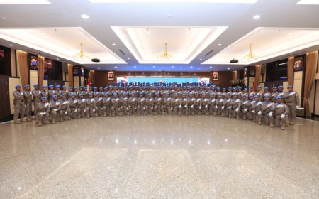 Polri Lepas 140 Personel FPU 8 MINUSCA, Siap Jalankan Misi Perdamaian di Afrika Tengah