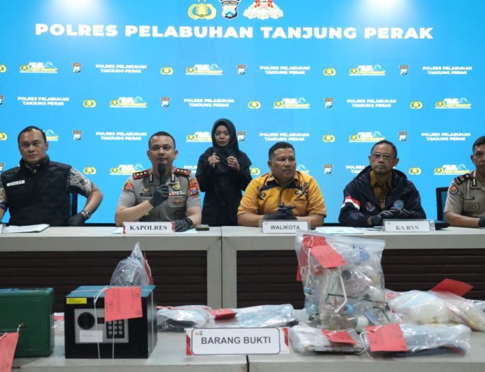 Penindakan Humanis Polres Pelabuhan Tanjung Perak Fasilitasi Rehabilitasi 17 Pecandu Narkoba Jalan Kunti